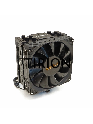 Кулер для процессора Tesla SHADOW SE224, 1х120мм, 800~1800rpm, 4-pin, Al+Cu, черный, 57CFM, 24дБ, 4-PIPE, TDP 210Вт, INTEL 1700/1200/115x/2011/2066, AMD AM5/AM4 (TSL-SE-224-XTS)