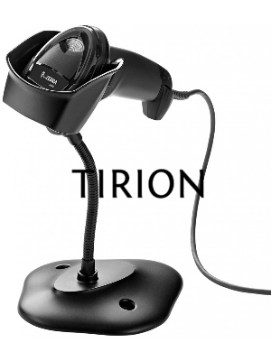Сканер штрих-кода ручной Zebra DS2208 с подставкой, 2D имидж, проводной, 762 мм/сек, USB, чёрный