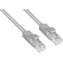 Патч-корд GCR UTP кат.5е, RJ45, перекрестный ethernet 1.5m литой, серый