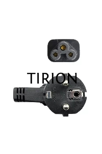 Кабель питания VCOM для ноутбуков 3М 3G*0.5mm 220V (CE022-CU) VDE стандарт