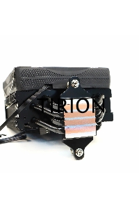 Кулер для процессора Tesla SHADOW SE224, 1х120мм, 800~1800rpm, 4-pin, Al+Cu, черный, 57CFM, 24дБ, 4-PIPE, TDP 210Вт, INTEL 1700/1200/115x/2011/2066, AMD AM5/AM4 (TSL-SE-224-XTS)