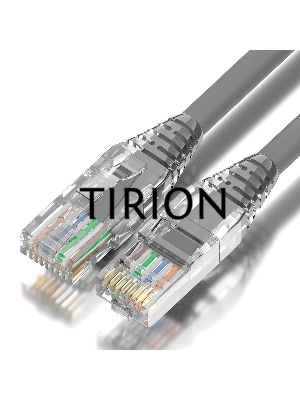 Патч-корд GCR UTP кат.6, коннектор ABS, 24 AWG, ethernet high speed 10 Гбит/с, RJ45, T568B, 2.0m, серый
