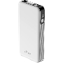 Мобильный аккумулятор Cactus CS-PBFSPA-10000 10000mAh 22.5W 4.5A 2xUSB-C белый