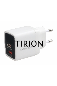 Зарядное устройство с дисплеем Cablexpert MP3A-PC-52, 35Вт GaN, QC3.0/PD3.0, 1хUSB, 1хType-C, белый, коробка
