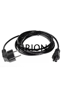 Кабель питания VCOM для ноутбуков 3М 3G*0.5mm 220V (CE022-CU) VDE стандарт