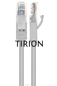 Патч-корд GCR UTP кат.5е, RJ45, литой, перекрестный ethernet 2.0m, серый