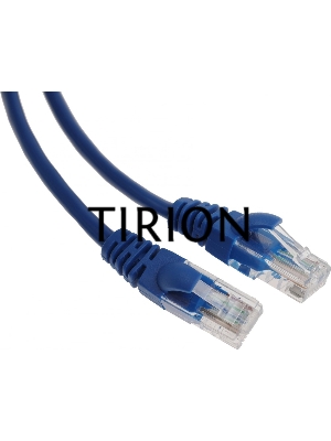 Патч-корд Premier PP12-1M/B 1000Гбит/с UTP 4 пары cat.5E CCA molded 1м синий RJ-45 (m)-RJ-45 (m)