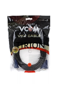 Кабель монитор-SVGA card (15M-15M) 3.0м 2 фильтра VCOM