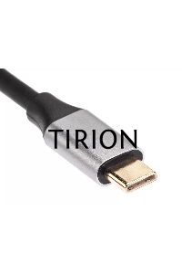 Кабель-концентратор USB3.1 TypeCm -->HDMI+USB3.0+PD+VGA Alum Grey 4K@30Hz, Telecom<TUC055>