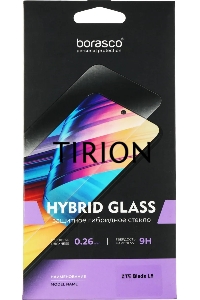 Защитное стекло для экрана BoraSCO Hybrid Glass для ZTE Blade L9 антиблик, 60 х 130 мм, 2.5D,  прозрачный
