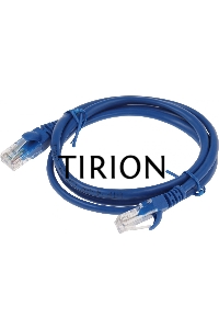 Патч-корд Premier PP12-1M/B 1000Гбит/с UTP 4 пары cat.5E CCA molded 1м синий RJ-45 (m)-RJ-45 (m)
