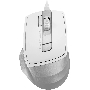 Мышь проводная A4Tech Fstyler FM45S Air белый/серебристый, 2400 dpi, USB, кнопки - 7
