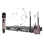 Радиосистема ITC T-521UV UHF двухканальная радиосистема с головным и ручным микрофонами, LCD дисплей, частотный диапазон 470-510 MHz.