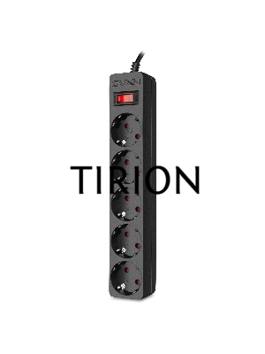 Фильтр SVEN SF-05E 5,0 м (5 розеток с защитными шторками) черный, цветная коробка