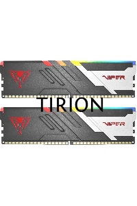 Оперативная память Patriot Viper Venom, DDR5, 48GB (2x24 GB), 6000 MHz, CL30, радиатор, RGB, чёрный
