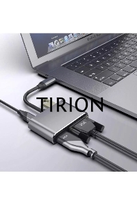 Кабель-концентратор USB3.1 TypeCm -->HDMI+USB3.0+PD+VGA Alum Grey 4K@30Hz, Telecom<TUC055>