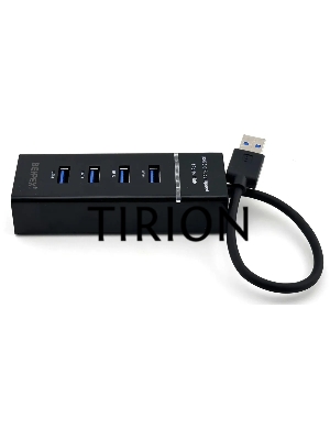 Разветвитель USB 3.0 BHP-P104 4порт. черный