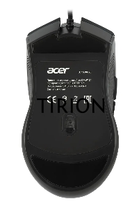 Мышь проводная Acer OMW131 черный, 6400 dpi, USB, кнопки - 7