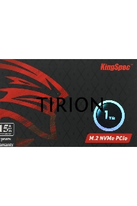 Накопитель SSD KingSpec NE-1TB, 1024GB, PCIe 3.0 x4, M.2 2280, NVMe, R/W 2400/1900