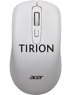 Мышь беспроводная Acer OMR309 белый, 1600 dpi, радиоканал, USB, кнопки - 4