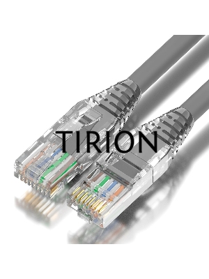 Патч-корд GCR UTP кат.6, коннектор ABS, 24 AWG, ethernet high speed 10 Гбит/с, RJ45, T568B, 10.0m, серый