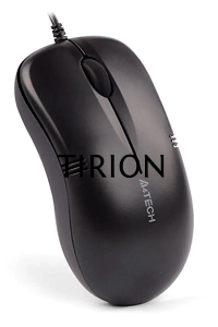 Мышь проводная A4Tech OP-560NUS черный, 1200 dpi, USB, кнопки - 3