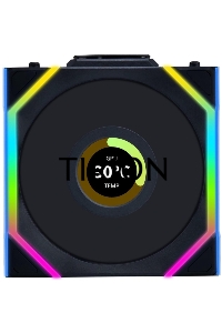 Вентилятор для корпуса Lian Li Uni Fan SL Wireless 120 LCD ARGB G99.12SLLCD1W1B.R0 черный, 120 мм, 1900 об/мин, 29.5 дБ, 4 pin