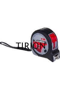 Рулетка MATRIX Continuous fixation, 7,5 м х 25 мм, обрезиненный корпус, плавная фиксация 31090