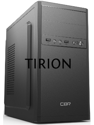 Компьютерный корпус mATX Minitower RD873, c БП PSU-ATX450-12EC, 2*USB 2.0, HD Audio+Mic, Black CBR PCC-MATX-RD873-450W