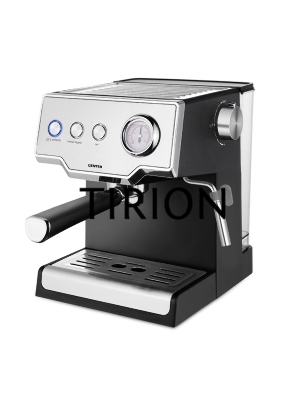 Кофеварка рожковая Centek CT-1167 черный/серебристый, исп. кофе - молотый, 1.6 л, 850 Вт, 20 бар.