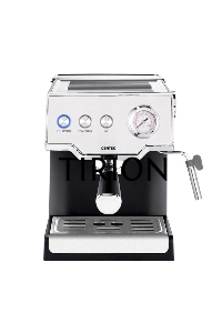 Кофеварка рожковая Centek CT-1167 черный/серебристый, исп. кофе - молотый, 1.6 л, 850 Вт, 20 бар.