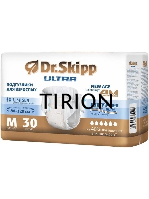 Подгузники для взрослых Dr.Skipp Ultra, р-р M, 30 шт, 8107