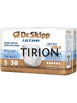 Подгузники для взрослых Dr.Skipp Ultra, р-р S, 30 шт., 8106