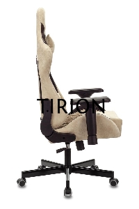 Кресло игровое Бюрократ VIKING 7 KNIGHT BR FABRIC коричневый текстиль/эко.кожа крестовина металл/пластик