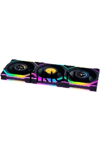 Комплект вентиляторов для корпуса Lian Li Uni Fan SL Wireless 120 LCD ARGB (3 шт.) G99.12SLLCD1W3B.R0 черный, 120 мм, 1900 об/мин, 29.5 дБ, 4 pin