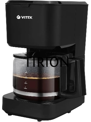 Кофеварка капельная Vitek VT-8386 черный, исп. кофе - молотый, 0,75 л, 630 Вт
