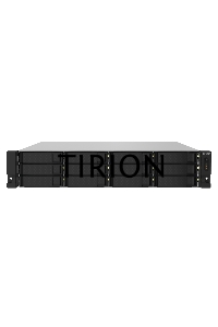 Сетевое хранилище без дисков SMB QNAP TS-1232PXU-RP-4G 12-Bay quad-core 64-bit AL324 1.7 GHz rackmount NAS with 250W redundant PSU, 4GB DDR4 UDIMM RAM (max 1x16GB), SATA 6Gb/s, 2x 10GbE SFP+ LAN, 2x2.5 GbE LAN, 1x PCIe Gen2 x2 slot. W/o RAIL-B02