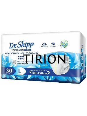 Подгузники для взрослых Dr.Skipp Standard Extra р-р L, 30 шт., 8132