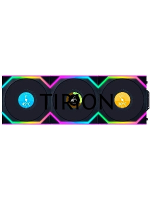 Комплект вентиляторов для корпуса Lian Li Uni Fan SL Wireless 120 LCD ARGB (3 шт.) G99.12SLLCD1W3B.R0 черный, 120 мм, 1900 об/мин, 29.5 дБ, 4 pin