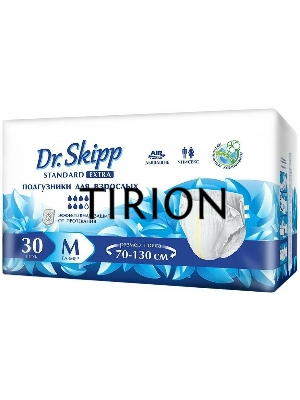 Подгузники для взрослых Dr.Skipp Standard Extra р-р М, 30 шт., 8131