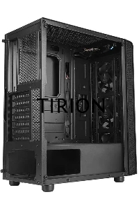 Компьютерный корпус Azza Spectra черный без БП ATX 7x120mm 2x140mm 2xUSB2.0 1xUSB3.0 audio bott PSU