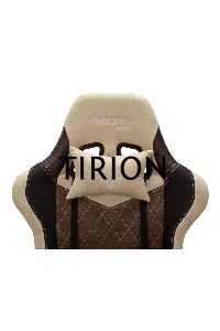 Кресло игровое Бюрократ VIKING 7 KNIGHT BR FABRIC коричневый текстиль/эко.кожа крестовина металл/пластик