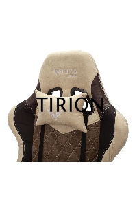 Кресло игровое Бюрократ VIKING 7 KNIGHT BR FABRIC коричневый текстиль/эко.кожа крестовина металл/пластик