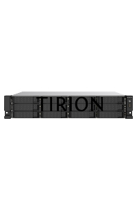 Сетевое хранилище без дисков SMB QNAP TS-1273AU-RP-8G NAS 12 HDD trays, 2x 2.5 GbE, rackmount, 2 PSU. 4-core AMD V1500B  2,2 GHz , RAM 8 GB (8 GB UDIMM DDR4 (1 x 8 GB) up to 32 GB (2 x 16 GB)). W/o rail kit RAIL-B02