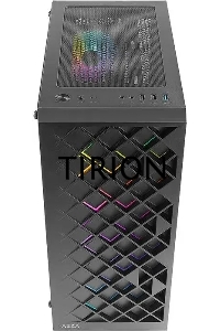 Компьютерный корпус Azza Spectra черный без БП ATX 7x120mm 2x140mm 2xUSB2.0 1xUSB3.0 audio bott PSU