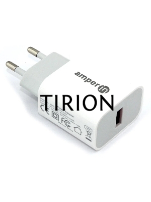 Блок питания (сетевой адаптер) Amperin USB-А, USB-C (YDS-TC045-011) 45W, белый