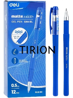 Ручка гелевая Deli Arris EG64-BL синий d=0.5мм син. черн.