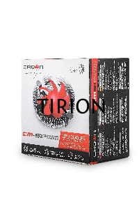 Кулер для процессора Crown CM-91PWM v2 серебристый/красный, 90 мм, алюминий, 2000 об/мин, 20 дБ, 4 pin, 125 Вт, 57 мм