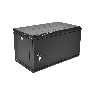Шкаф телекоммуникационный настенный разборный ЦМО ЭКОНОМ 6U (600 x 350) дверь металл, цвет черный (ШРН-Э-6.350.1-9005)