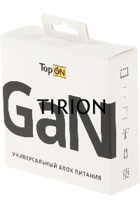 Блок питания TopON TOP-GaN-65W автоматический 65W 5V-20V 3.25A 2xUSB от бытовой электросети LED индикатор